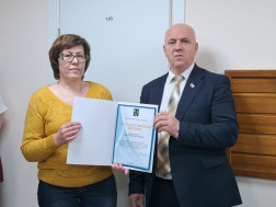 Сотрудница Советской психоневрологической больницы отмечена главой Советского района